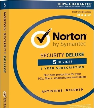 Symantec Norton Security Deluxe 3.0 (5 Licences , 1 Year) Key