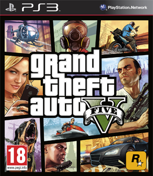 Grand Theft Auto V (NO MANUAL) PS3 USED