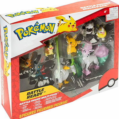 Jazwares Παιχνίδι Μινιατούρα Pokemon Battle Figure Pack για 4+ Ετών (PKW0185-JW002542-B)
