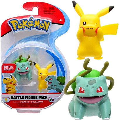 Pokemon Battle Figure Pack Pikachu + Bulbasaur (PKW0132)