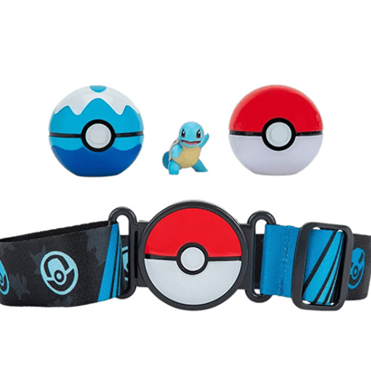 Pokemon Jazwares - Clip N Go Poke Ball Belt Set - Squirtle Φιγούρα Με Ζώνη PKW0231