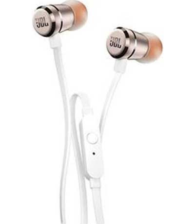 JBL T290, InEar Headphones 1-button Mic/Remote (Champaigne/Gold)