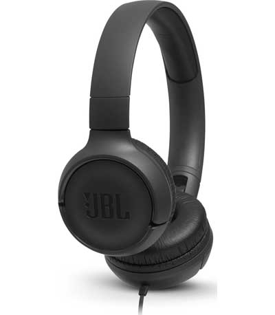 JBL Tune 500, OnEar Universal Headphones 1-button Mic/Remote