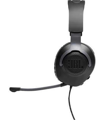 JBL Quantum 100, Over-Ear Wired Gaming Headset (Black) (με μονο 3.5 jack)