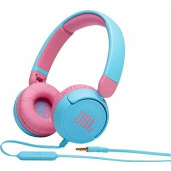 JBL JR310, On-Ear Headphones for Kids, Universal (Blue)