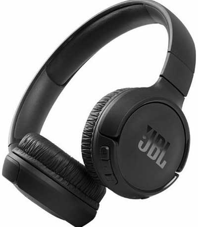 JBL Tune 510BT, On-Ear Bluetooth Headphones w Earcup control (Black)