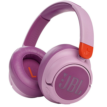 JBL JR460NC, Kids Over-Ear Headphones, Wireless (Pink)