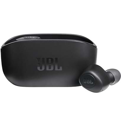 JBL Wave 100TWS In-ear Bluetooth Handsfree Ακουστικά με Θήκη Φόρτισης Μαύρα