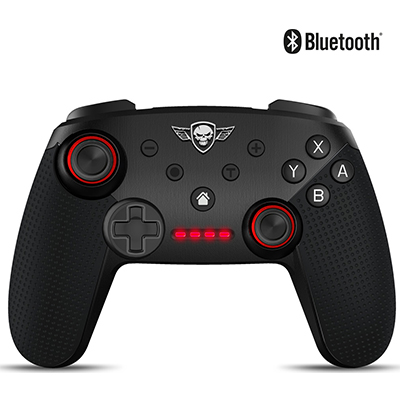 Spirit of Gamer Pro Gaming Bluetooth Ασύρματο Gamepad Switch Μαύρο