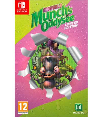 Oddworld: Munch's Oddysee HD Limited Edition NSW NEW
