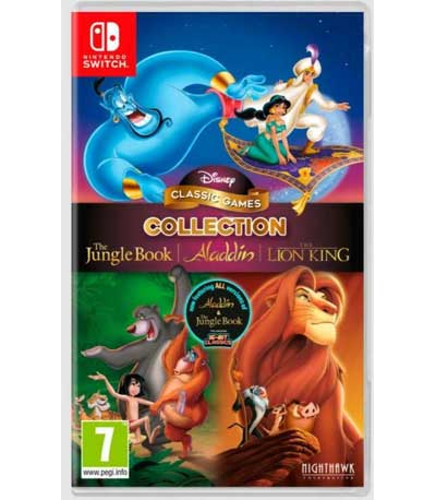 Disney Classic Games Collection: Aladdin The Lion King and The Jungle Book Nintendo Switch NEW