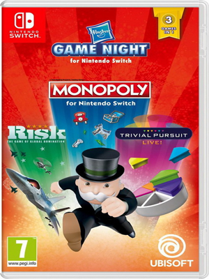 Hasbro Game Night Monopoly & Risk & Trivial Pursuit NSW NEW