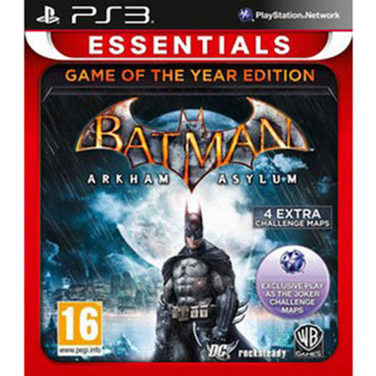 BATMAN ARKHAM ASYLUM GAME OF THE YEAR ESSENTIALS PS3 USED
