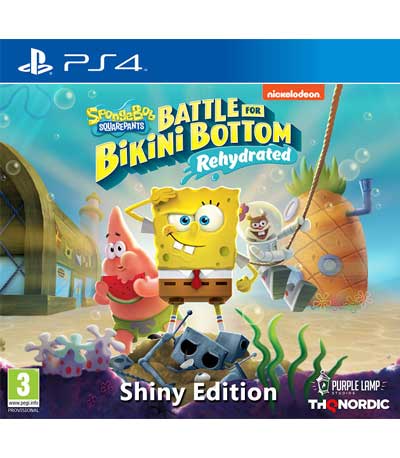 SpongeBob SquarePants: Battle for Bikini Bottom - Rehydrated Shiny Edition PS4 NEW