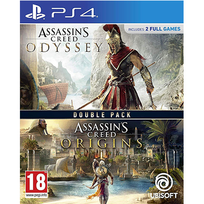 Assassins Creed Origins / Assassins Creed Odyssey Double Pack PS4 NEW