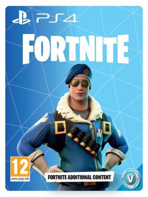 FORTNITE VOUCHER CODE (Royal Bomber Outfit*+ 500 V-Bucks) PS4