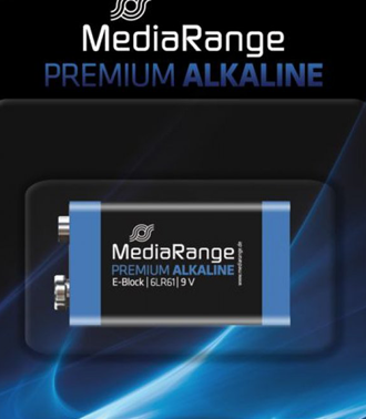 MEDIARANGE Premium αλκαλική μπαταρία E-Block|6LR61 9V Pack 1