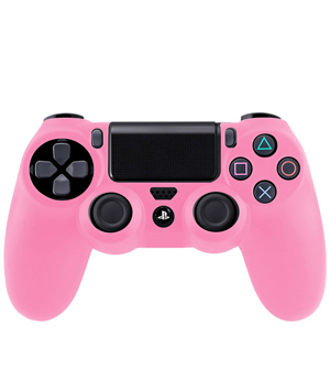Silicone Case for PS4 Controller - Pink