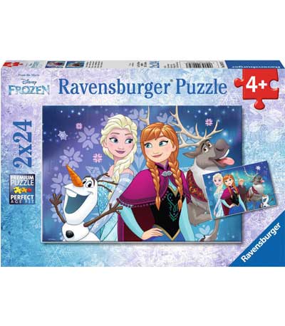 Ravensburger Παζλ 2 x 24 κομ Frozen (09074)