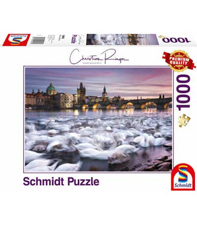 Schmidt Παζλ 1000τεμ. Prague - Swans 59695