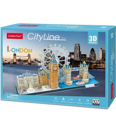 Cubic Fun 3D Πάζλ 107τεμ. London MC253h
