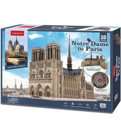 Cubic Fun 3D Παζλ 293τεμ.Notre Dame Paris MC260h