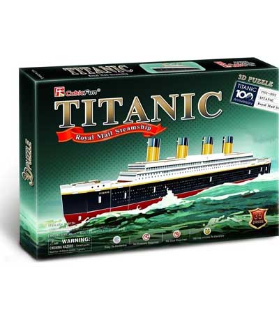 Cubic Fun 3D Πάζλ Titanic (Small) 35τεμ. T4012h