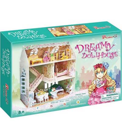 Cubic Fun 3D Πάζλ 160τεμ. Dreamy Dollhouse P645h