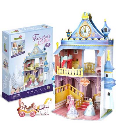 Cubic Fun 3D Πάζλ 81τεμ. Fairytale Castle P809h