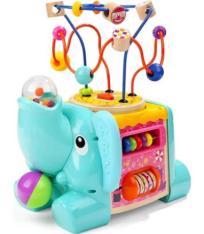 TopBright Elephant Activity Cube 5 in 1 - Κύβος Δραστηριοτήτων 120384