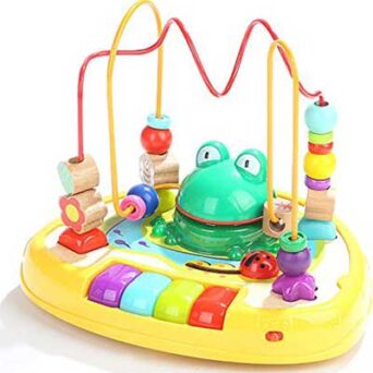 TopBright Ξύλινο/Πλαστικό Sound Frog bead Maze 120328