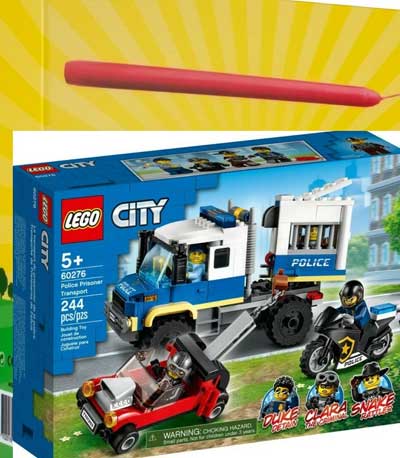 Λαμπαδα Lego City: Αστυνομικό Όχημα Μεταφοράς Κρατουμένων 60276