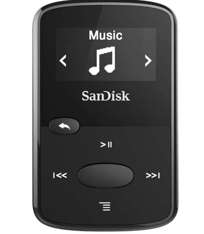 Sandisk Clip Jam MP3 Player (8GB) με Οθόνη OLED 0.96" Μαύρο (SDMX26-008G-E46K)