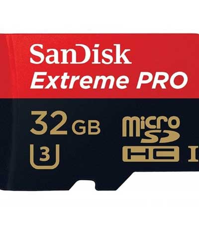 Memory card SanDisk Extreme Pro microSDHC 32GB Drone / GoPro (SDSQXCG-032G-GN6MA)