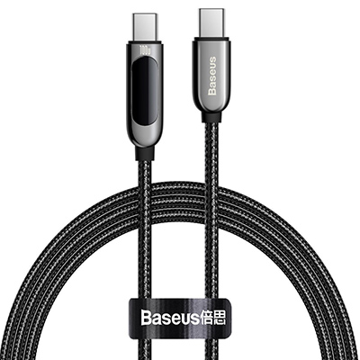 Baseus Display Cable USB-C to Type-C 100W 1m (black) CATSK-B01
