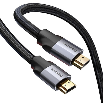 Baseus HDMI Enjoyment Series 4K Male To 4K@60Hz Male Cable 2m Dark gray 2.0 (CAKSX-C0G)