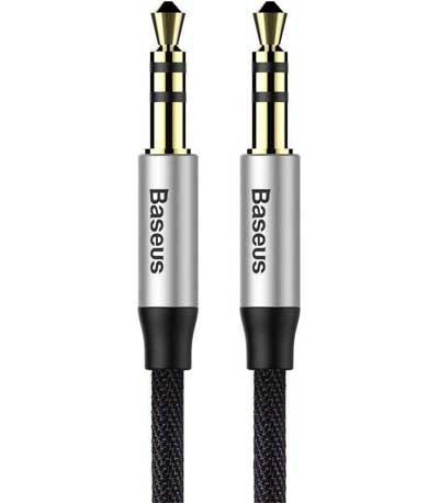 Baseus Cable 3.5mm male - 3.5mm male Μαύρο 0.5m (CAM30-AS1)