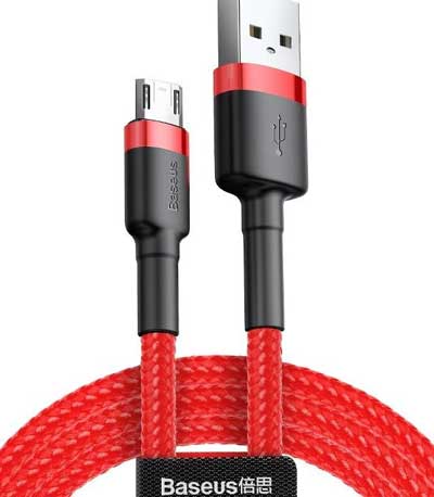 Baseus Καλωδιο Cafule cable USB-C 2A 2m (Red) CATKLF-C09