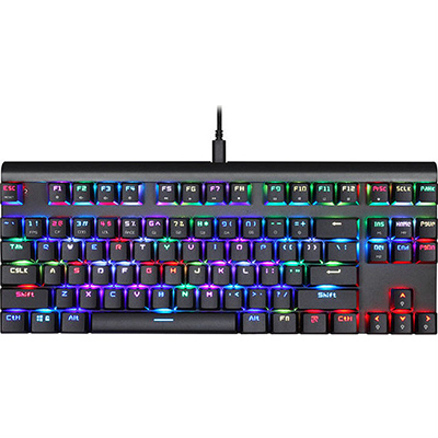 Motospeed CK101 Mechanical gaming keyboard  RGB Blue Switch (black) US