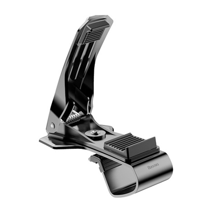 Baseus Βάση Κινητού Αυτοκινήτου Mouth Bracket Vehicle Mount Clip for Dashboard (Bl με Κλιπ-Μανταλάκι) SUDZ-01