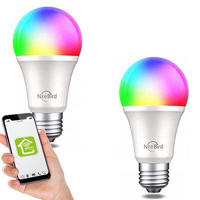 Gosund WB4 Smart Λάμπες LED για Ντουί E27 και Σχήμα A60 RGBW 800lm Dimmable 2τμχ