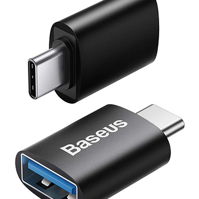 Baseus Ingenuity USB-C to USB-A adapter OTG (Black) ZJJQ000001