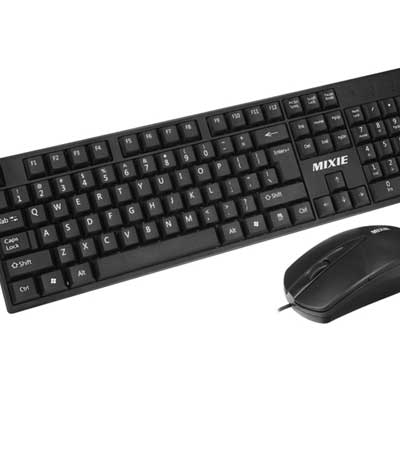 Ποντίκι και πληκτρολόγιο Mixie X70, Μαύρο - 6119 US