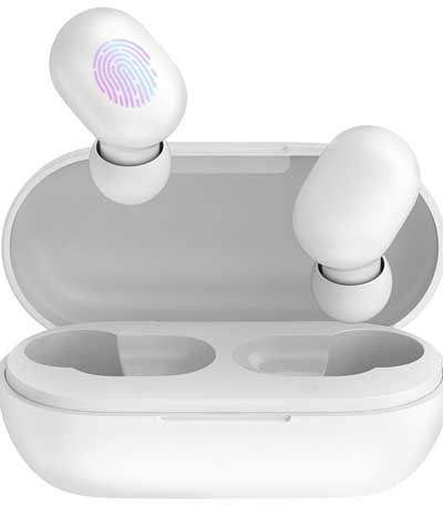 Haylou GT1 Wireless earphones, Bluetooth 5.0, TWS (White)