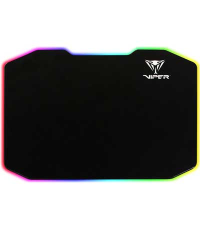 Patriot Viper RGB Gaming Mouse Pad Medium 353mm με RGB Φωτισμό Μαύρο