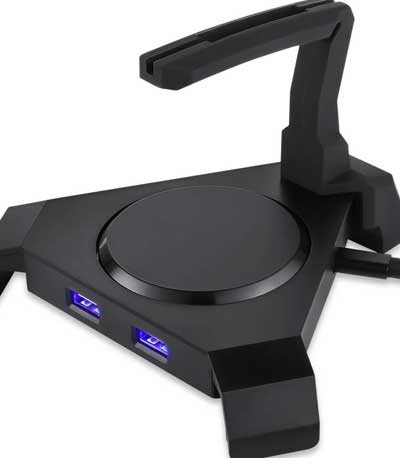 Mouse stand / cable holder (Bungee) Motospeed Q20