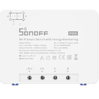 Sonoff Ενδιάμεσος Διακόπτης POWR3 High Power Smart Switch Wi-Fi σε Λευκό Χρώμα (6920075776768)