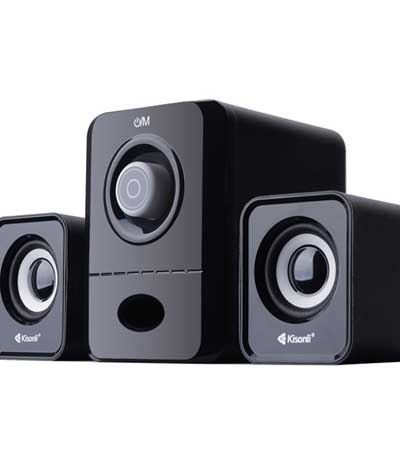Ηχεία Kisonli U-2900BT, Bluetooth, 5W+2x3W, USB, Μαυρο - 22152