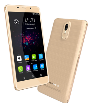 LEAGOO Smartphone M8 Pro, 5.7" IPS, Quad Core, 4G, Dual Camera, Gold