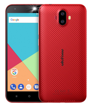 ULEFONE Smartphone S7, 5" HD, 2GB/16GB, Quad Core, Dual Cameras, Red + θήκη σιλικόνης